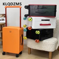KLQDZMS Suitcase High Quality 20"24 Inch Boarding Box Men's Large Capacity Trolley Case Women's with Wheels Rolling Luggage