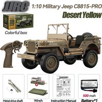 C8815 1/10 WILLYS JEEP 2,4 G Rc Auto 1941 4WD RTR Crawler Klettern Skala Militär Lkw Offroad Fahrzeug Spielzeug für Erwachsene Geschenk für Kinder
