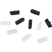 5pcs DisplayPort Protective Cover Rubber Covers Dust Cap For Computer DP Conne
