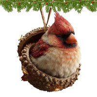 Animal Christmas Ornaments 2D flat Acrylic Seasonal Decoration Hangable Holiday Decorations For Xmas Tree Hanging Pendant Decor