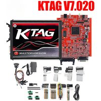 KTAG V7.020 V2.25 Red PCB Red European ECU Programmer Unlimited Points Networkable Online KESS V5.017 K-TAG 7.020 OBD2 Tuning