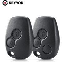 KEYYOU For Renault Dacia Modus Clio 3 Twingo Kangoo Duster Fluence For NISSAN ALMERA Fob 2/3 Button Key Shell Remote Case Cover