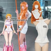 Nami Egghead 106 rolls Cosplay Costume Women's Leather Lumpsuit Accessories Shoe Covers Halloween Carnival Party Cuit Anime
