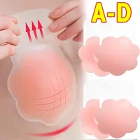 Reusable Women's Chest Petals Lift Silicone Nipple Cover Invisible Flower Leaf Self Adhesive Strapless Backless Stic