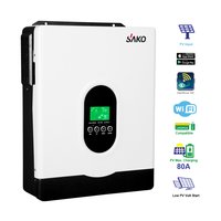 SAKO Hybrid Solar Inverter Pure Sine Wave Controller 1KW 2KW 3KW 4KW 6KW 10KW 80A 120A PV 400V DC On / Off Grid Tie Inverter