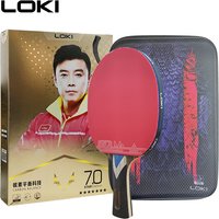 Loki 7 Star Table Tennis Racket Professional Offensive Ping Pong Racket Paddle with ITTF Certification Sticky Rubber