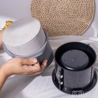 Large Round Flower Pot Cement Molds Epoxy Resin Molds Concrete Terrazzo Arts Outer Door Plants Planters Candle Jar Silicone Mold