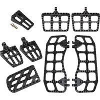 For Harley Touring Road Glide FLT 1986-2022 Softail FL Dyna FLD Motorcycle Floorboard Riot Foot Pegs Footrest Pedals Shifter Peg