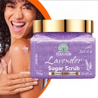 ROUSHUN lavender sugar scrub Large Capacity Family Pack Body Scrub Gentle Deep Cleansing Skin750g