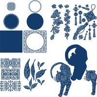 Balanced Tiger Tuck In Floating Lanterns Metal Cutting Dies New Arrival 2026 DIY Molds Scrap Booking Paper Making Die Cuts Craft