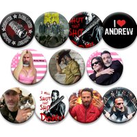 Classic Movie Brooches Pop TV Show The Walking Dead Button Pins Handmade Tinplate Badge for Backpack Clothes Gifts Accessorys