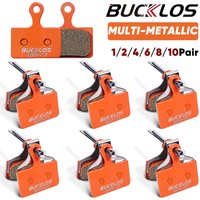 BUCKLOS Bicycle Hydraulic Disc Brake Pads for M9100 Metallic Brake Pads Metal Road Mountain Bike Brake Pads fit K05S K03S K04S