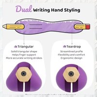 Silicone Pencil Holders Non-slip Aid Handwriting Writing Posture Correction Tools Reusable Comfortable Writing Corrector Trainer