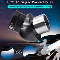Celestron 45° Diagonal Prism for 1.25" Eyepiece Erect Image Zenith Mirror for Refractor Telescope Astronomical Viewing Accessory