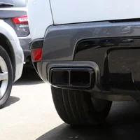 For Land Rover Range Rover Sport P400e Stainless Car Tail Pipes Silence Cover Exhaust Pipe Cover Stickers Car Accessories