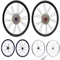 AliExpress E litepro Litepro 16inch External 7-Speed Wheelset Aluminum Alloy 4 Peilin Lightweight Wheel 74/112mm V/C Brake For Brompton Bike