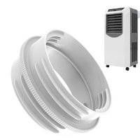 Exhaust Hose Connector Insulated Universal Portable Ac Exhaust Connector Coupler for Home Living Room Window Door Wall Bedroom