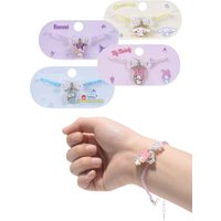 1pc Cinnamoroll Kawaii Anime Bracelet Cute Sweet Cartoon My Melody Kuromi Accessories Jewelry Lovely Woman for Party Decor