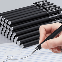 26pcs/set Quick-Drying Gel Pens, 0.5mm Fine Tip, Black Ink - Ideal for Everyday Use,Simplified Office Exam Student Stationery