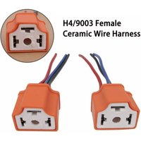 2Pcs H4 3 Pin Headlight Bulb Holder Connector Plug Wire Socket Durable Auto Lamp Repair Socket Universal Wiring Repair Tools