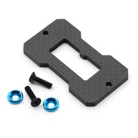 Carbon Fiber Servo Mount Fxed Reinforcing Plate for Tamiya TT02 TT-02 1/10 RC Car Upgrade Parts Accessories