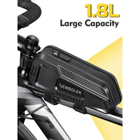 AliExpress NEWBOLER Waterproof Bicycle Top Tube Bag Lightweight Bike Frame Pack Durable Cycling Storage Bag for Mountain and Road Bikes