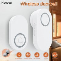New Long-Distance High Volume Wireless Doorbell With EU US UK Plug And CR2032 Battery Can Last For 2 Years
