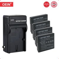 4Pcs DMW-BCF10E DMW BCF10E DMWBCF10E Camera Battery 940mah for Panasonic CGA-S/106C CGA-S/106D CGA-S/106B DE-A59B DE-A60B DMC-F2