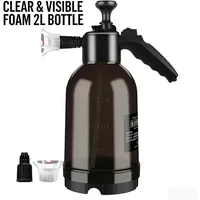 2L Hand Pump Foam Sprayer Adjustable Nozzles Car Wash Spray Bottle Car Washing Watering Can for Car Home Cleaning Tools