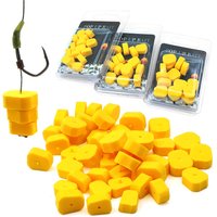 15pcs Carp Fishing Bait Pop Up Boilie Fishing Rig Accessories EVA Foam Fake Bait Corn Shape Method Feeder Carp Tackle Fish Lure
