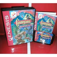 Castlevania Bloodlines NTSC-U Only with Box and Manual Cartridge for 16 bit Sega MD game card Megadrive Genesis system