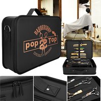 Barbershop Portable Hairstylist Tool Carry Case, Multi-Pocket Large Capacity Hairdressing Tools Storage Bag For Travel & Salon