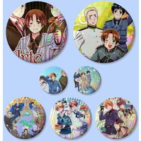 Hetalia World Stars S Badges 25 32 44 58 75 Mm Round Cosplay Pin Bag Decor Fans Collect Friends Gifts Brooch Souvenir