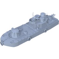 MRY-SFW SSC541 1/72 1/144 1/200 1/350 1/700 Kit de Modélisme Militaire USN LCM(6)Zippo Landing Craft Support (Lance-Flammes)
