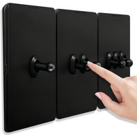 Retro mosiężny przełącznik dźwigniowy 1-4-kanałowy przełącznik dwukierunkowy panel czarny gniazda elektryczne i przełączniki EU RU FR USB Type-C Cat6 RJ45