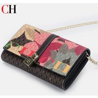 CH Exquisite High-Quality Letter Printed Women's Shoulder Bag Made of High-Quality Pu Material Fashionable Women's Shoulder Bag