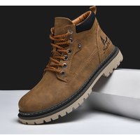 Handmade Men Boots Ankle Winter Leather Shoes Autumn Outdoor Hiking Boots Sneakers Hombres Botas High Top Footwear Anti Slip