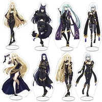 Anime Figure Standing Model Plate, Cartoon Character Stand, The Eminence in Shadow, Acrylic Figure, Desktop Display, Cosplay Fan