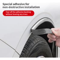 Universal Car Wheel-arch Lip Fender Trim Strip Kit Anti-Scratch Wheels Lip Seal Strip Body Mudguards Protector Cover Accessories