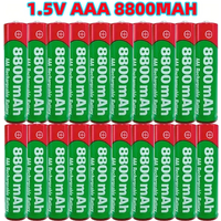 NEW 8800mAh Rechargeable Battery AAA Alkalinity Battery 1.5 V AAA Battery for Clocks Mice Computers Toys So on