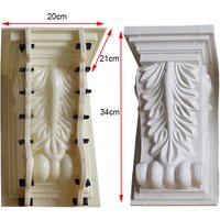 Plastic Cement Decorative Flower Corbel Molds for House Use