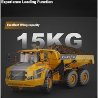 Double E591 1/20a40g Remote Control Engineering Vehicle Children Remote Control Articulated Dump Truck Toy Boy Christmas Gift