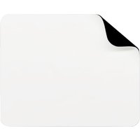 White Soft Leather Mouse Pad with Lichi Pattern Non-Slip Base Waterproof for Home/Office/Game,10x8 inch