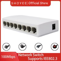 8 Port Gigabit Ethernet Switch10/100/1000Mbps Desktop Network Switch, Plug & Play, Auto MDI/MDIX, RJ45 LAN Hub for Home Office