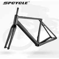 Spcpycle 2026 New Carbon Gravel Bike Frame Full Integrated Cable UDH Hanger T47 BB Race Gravel Bicycle Carbon Frameset G068