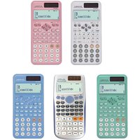 Scientific Calculators Math Calculator with 417 Function 10+2Digits Display Dual Power Supply Ideal for Teachers College Student
