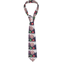 John Pork Is Calling Unisex Neckties Silk Polyester 8 cm Wide Neck Tie for Men Accessories Cravat Wedding Party