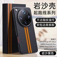 Luxury Rock Sand Case for OPPO Find X9 Ultra X9s Pro Striped Patchwork Matte Hard PC Shockproof Cover for OPPO Find X9 Ultra