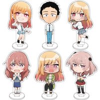 10CM Anime My Dress-Up Darling Cos Kitagawa Marin Inui Shinju Inui Sajuna Gojo Wakana Figure Acrylic Stand Cute Ornaments Gifts