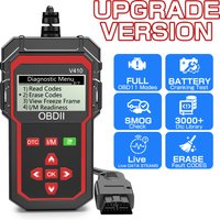 Car Diagnostic Tools ELM 327 OBD2 Scanner OBDII EOBD Read/Clear Fault Code V410 OBD2 Code Reader Auto Engine System Detection
